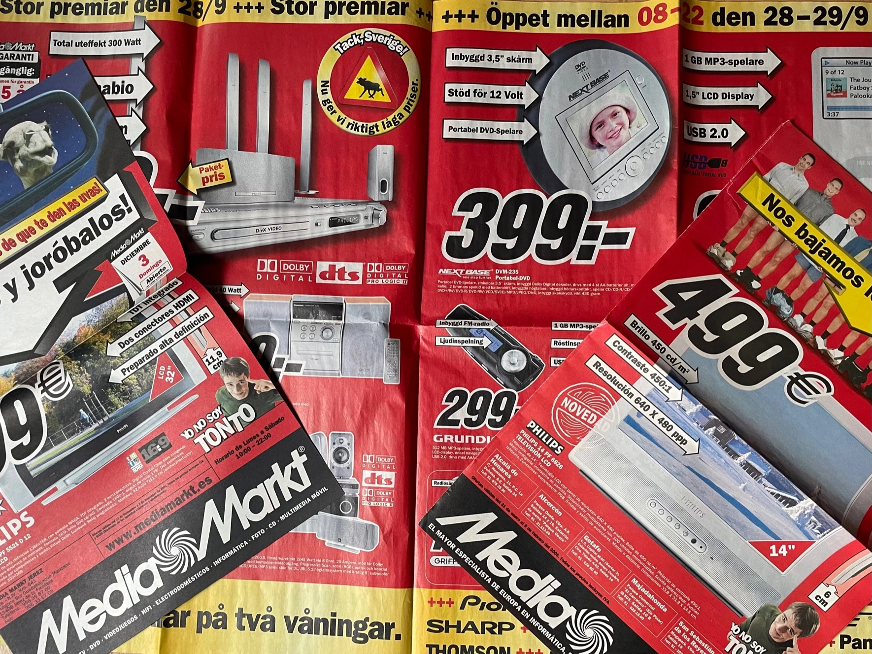 verschiedene Beilagen und Druckartikel