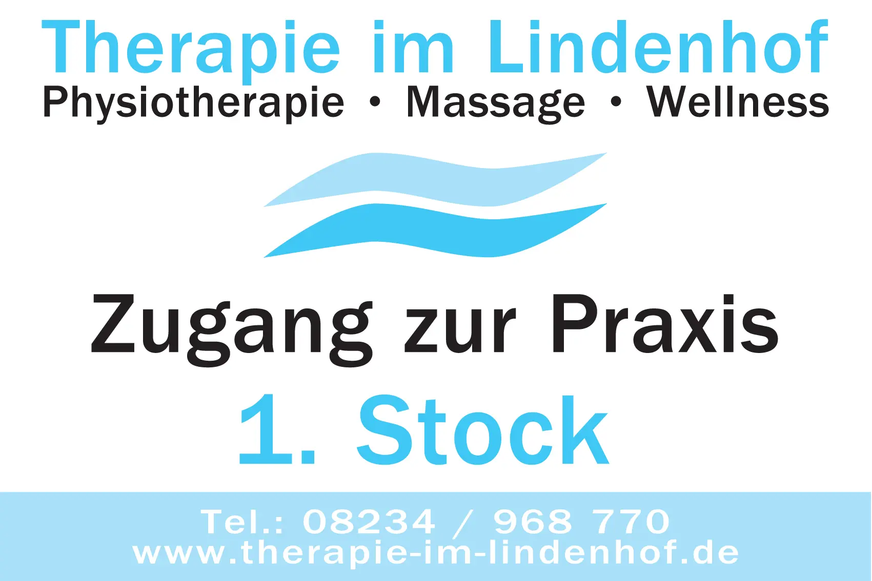 Studioschild Therapie im Lindenhof